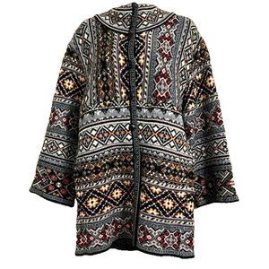 Aldomartins Barcelona alpaca wool blend multicolor cardigan size XS